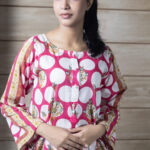 2 Piece Luxury Printed Lawn Suit – Bold Polka Pink Stitched Lawn for Women